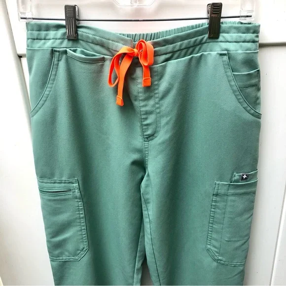 FIGS Limited Edition Jade Scrub Casma Top M/Yola Skinny Pant S - Picture 13 of 16